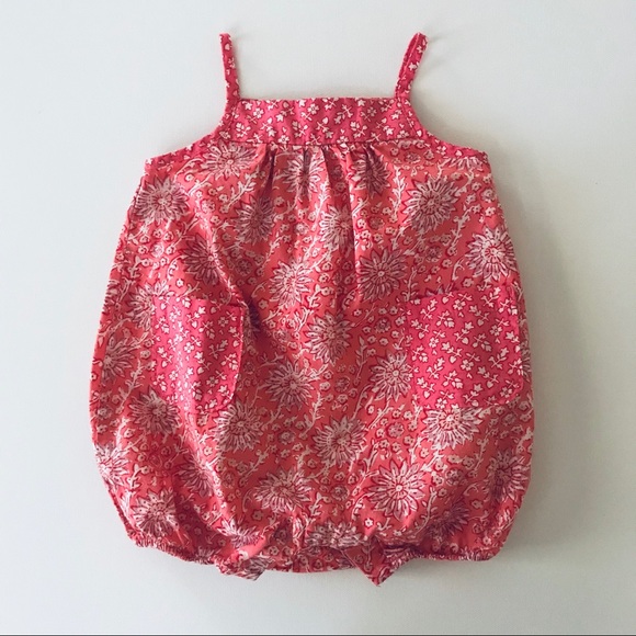 GAP Other - Gap Baby Girl Floral Bubble Romper 3-6 Months